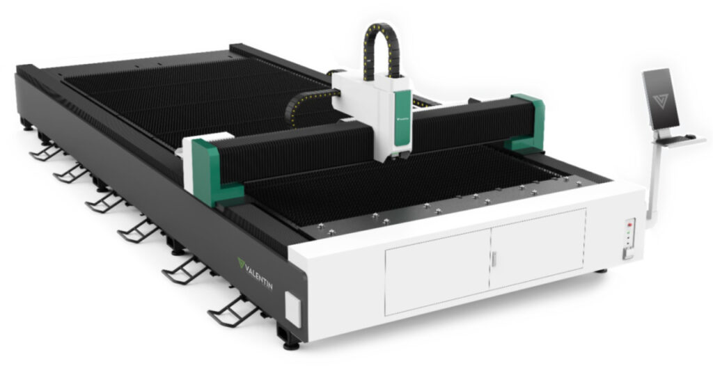 Máquina de corte a laser fibra óptica da Valentin Performance Industrial