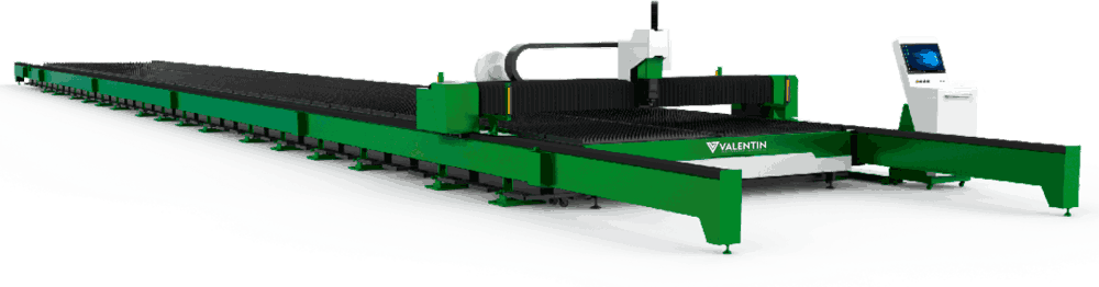 Máquinas de corte a laser para chapas com estrutura robusta e sistema CNC avançado para cortes precisos em chapas de aço.