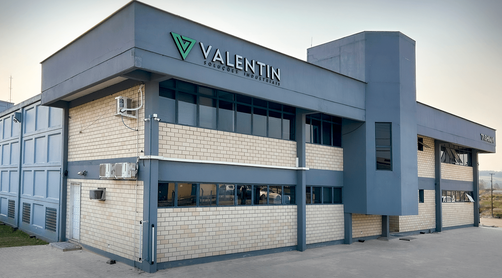 Faixada da empresa Valentin